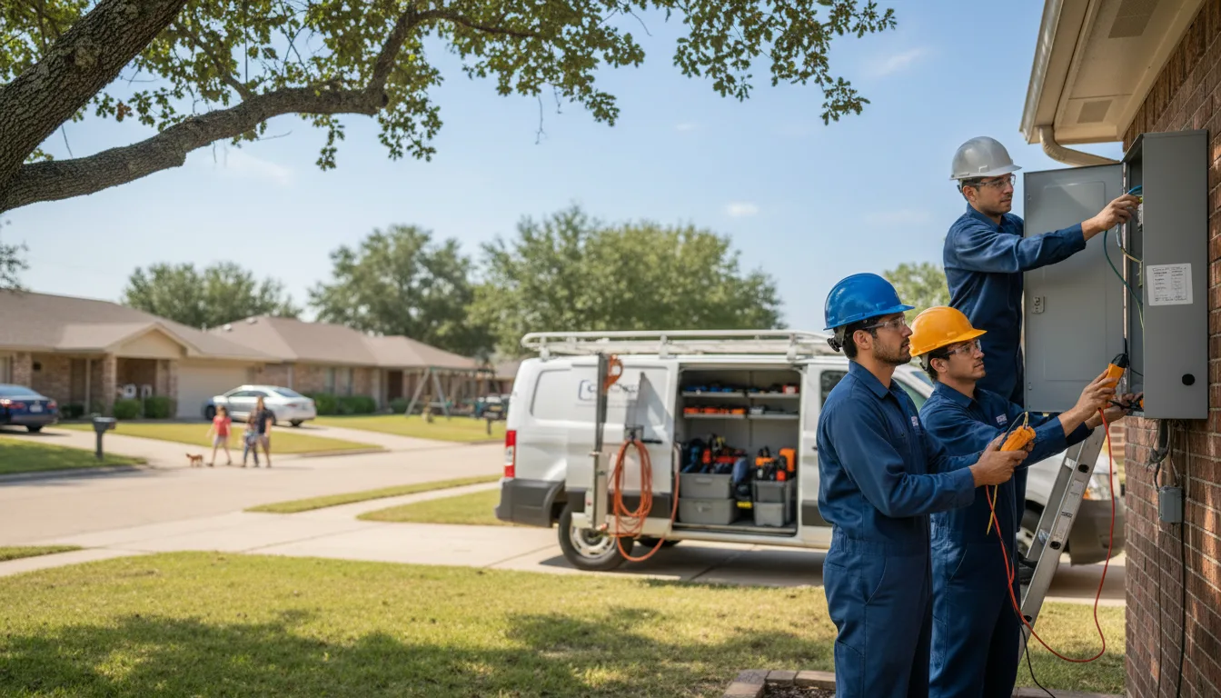 Certified electrician providing emergency electrical services in Glenolden, PA